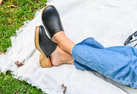 Cork Denim Pants